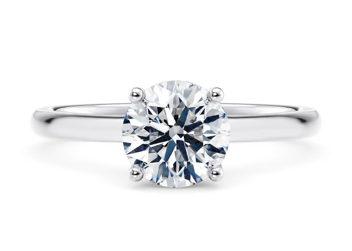 Paloma solitaire round cut