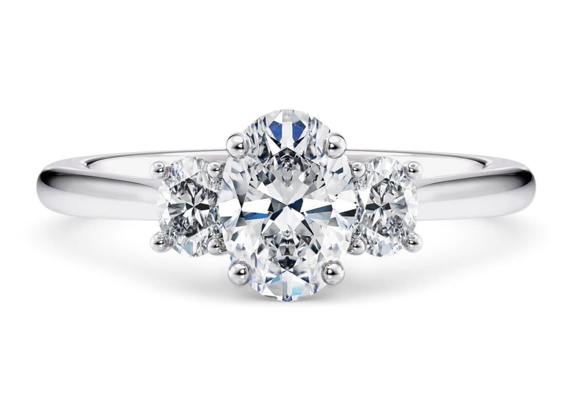 Venice trilogy oval cut Diamond